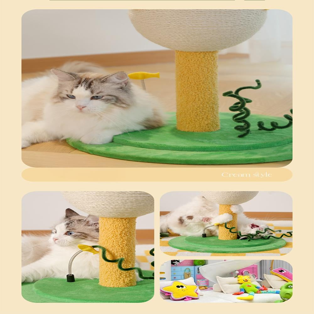 Cute Puffer Fish-shaped Cat Climbing Frame