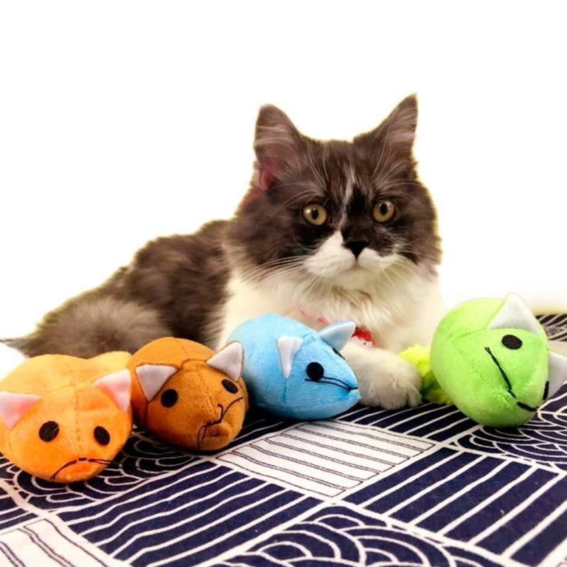 Long Tail Mouse Cat Teaser Toy